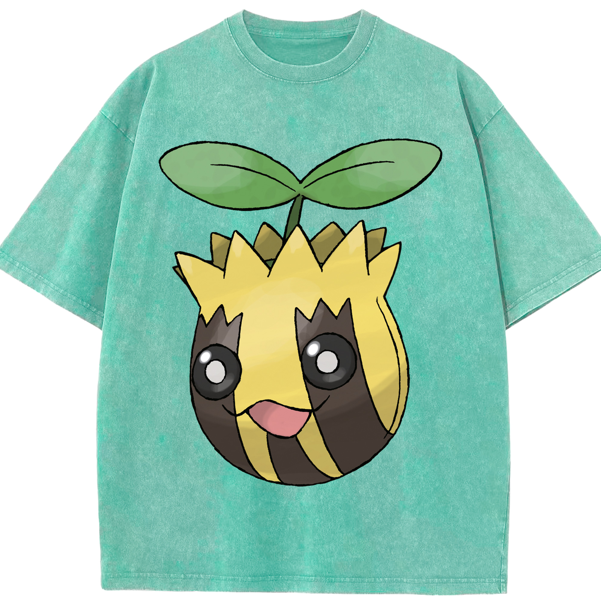 （画像用） ポケットモンスター Pokémon 綿100% ヴィンテージ風 半袖Tシャツ（フロントプリント）